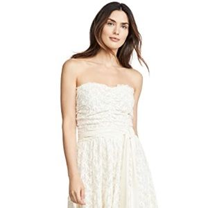 Free People White SpaghettiStrap Maxi Dress Size S